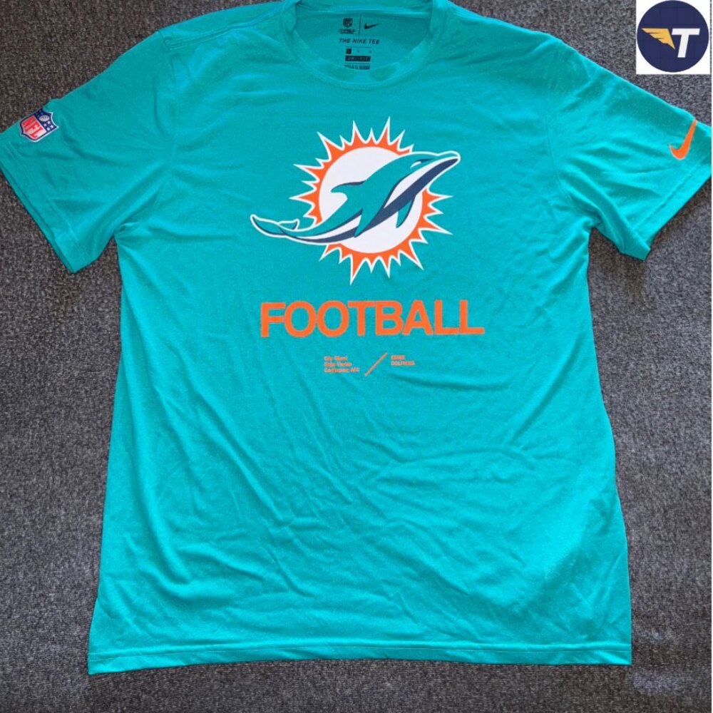 Nike NFL Miami Dolphins Dri-Fit T-Shirt (Large)